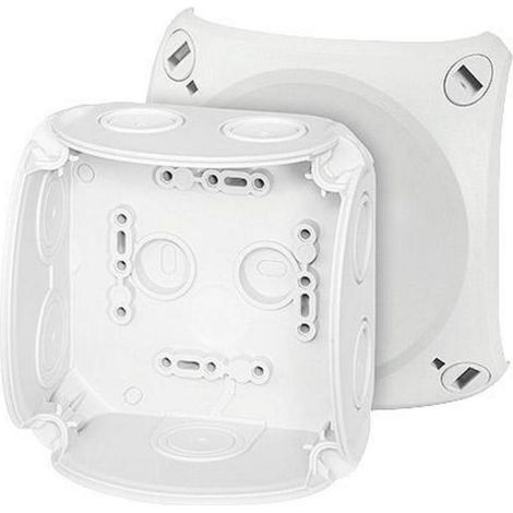 Boîte de dérivation HENSEL DK 0400 G, 104x104x70 mm, grise (1/2)