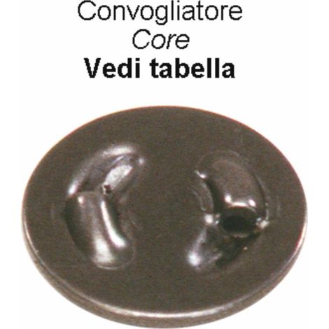 Convogliatore acciaio ø17 foro ø1,2 (1/2)