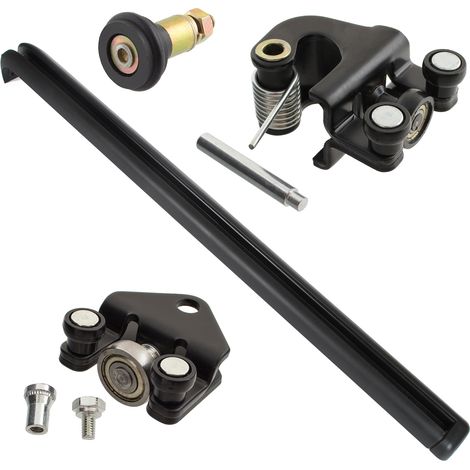 Kit de 3 chariots de porte latérale coulissante droite + guide pour Renault Master II 98-10 (1/2)