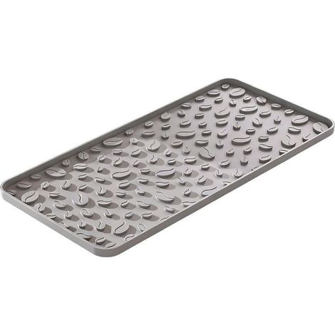 Tapis de café en silicone – Tapis d'isolation thermique antidérapant de 40 x 20 cm pour comptoir, tapis de table pour sécher la vaisselle et les boissons chaudes, cuisine, appartement, salle à (1/5)
