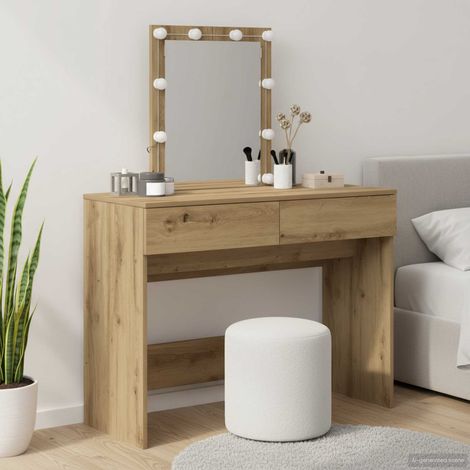 Schminktisch Artisan-Eiche 100 x 40 x 130 cm Holzwerkstoff