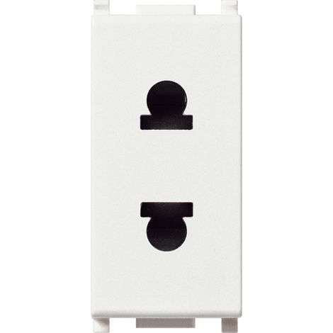 VIMAR - 14234 Presa SICURY 2P 16A USA+EU D4,8mm bianco