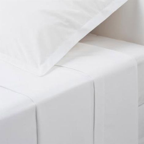 Drap Plat "Intérieur" 180x290cm Blanc (1/4)