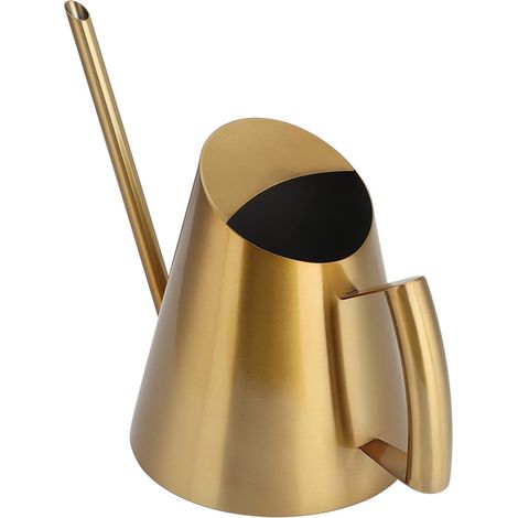 Arrosoir en Métal, Arrosoir doré, Petit Arrosoir pour Plantes D'intérieur avec Bec Long pour Plantes D'intérieur (1500 ML) (1/5)