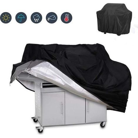 1 Schutzhülle für den Grill, aus strapazierfähigem 201D-Polyester, kompatibel mit Weber und anderen Marken, geeignet für den ganzjährigen Einsatz im Freien (1/5)