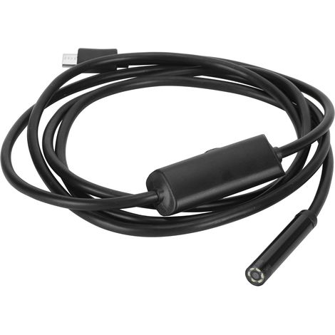 Endoskopkamera mit 6 LEDs und variabler Helligkeit, 7 mm HD, für Rohrinspektion und mechanische Reparatur, 1 Meter (1/5)