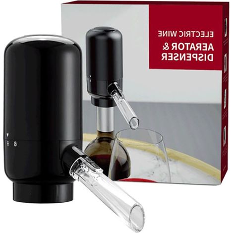 Elektrischer Weinaerator mit automatischer Dosierfunktion und Sofort-Dekanter – batteriebetrieben (1/5)