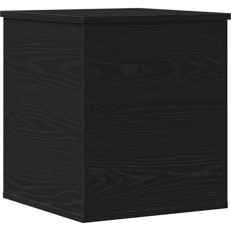 Boîte de Rangement Chêne noir 40 x 42 x 46 cm Bois d'ingénierie