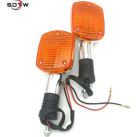 Clignotants compatibles Honda Shadow, Steed, Rebel, Magna 400, 750, CA250 (1/5)