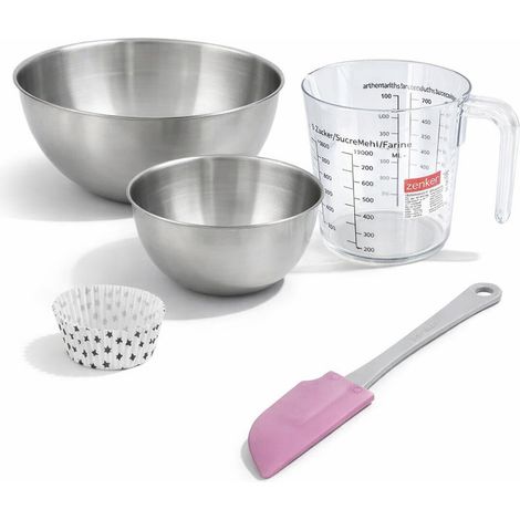 Set de 54 ustensiles de pâtisserie moules à gâteaux bols à mixer spatule pâtisserie et verre mesureur Zenker Smart Pastry (1/5)
