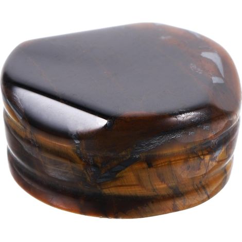 Support pour boule de cristal œil tigre en agate naturelle socle (1/5)