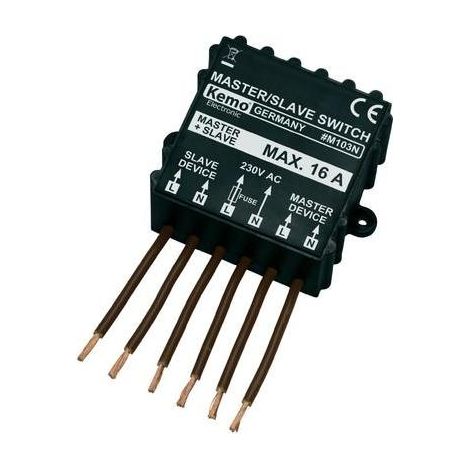 Commutateur maître-esclave 16A 230V – M103N – kit monté pour machines monophasées – Intercale automatiquement des charges – Kemo