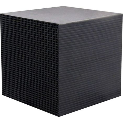 BelleRise - Cube filtre aquarium – Charbon actif 10 cm – Purifie eau élimine odeurs – Aquarium poissons (1/5)