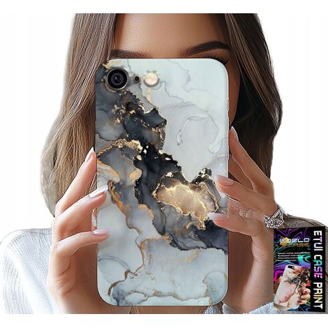 Custodia per iPhone (6 Plus) - elegante effetto marmo, motivi femminili alla moda (1/5)