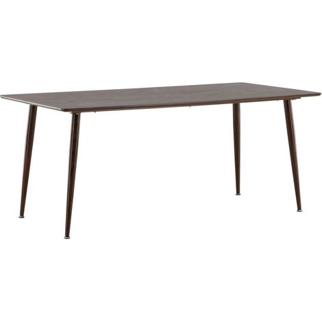 Table à Manger Design "Polar" 180cm Marron (1/5)