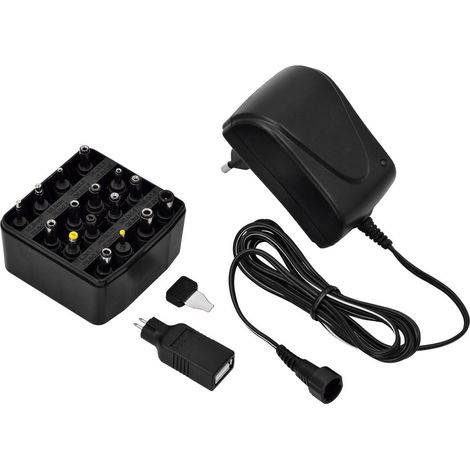 Chargeur sur secteur universelle 15 embouts - 1500mA