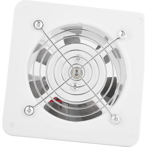 Ventilateur d'extraction mural 25 W 220 V, faible bruit, pour salle de bain, cuisine et garage.