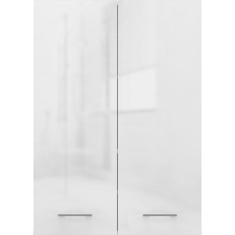 Mobile porta lavatrice POLA MINI DD 64x30xH90, bianco lucido