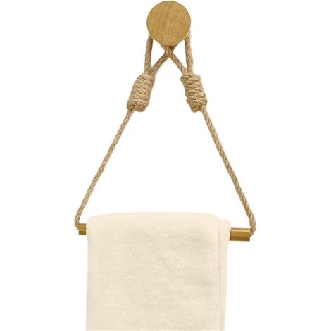 Porte-papier toilette mural en noyer noir avec étagère pour accessoires de rangement de salle de bain (1/5)