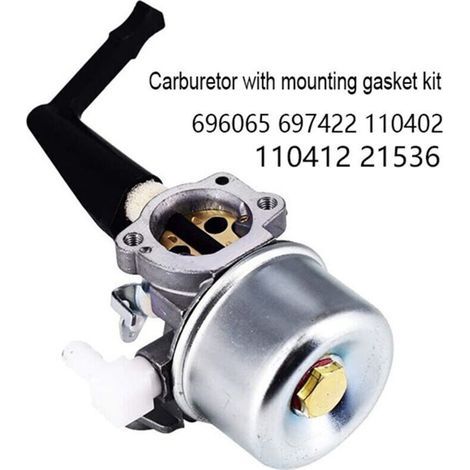 Vergaser für & Stratton 696065 697422 110402 110412 215369 Ersatzvergaser für Motorhackenmotor..DEBUNS (1/4)