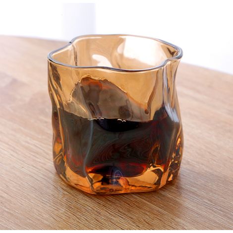 Trinkgläser, 200 ml, Bernstein, 6er-Set