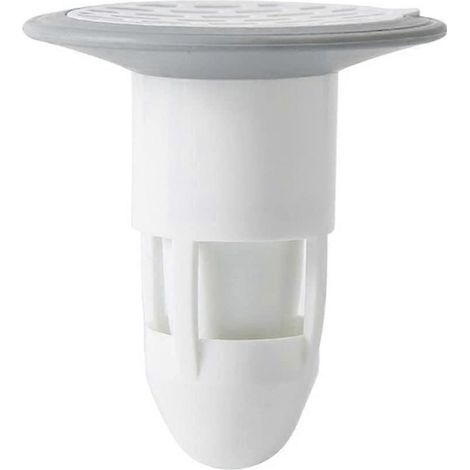 Lot de 4 bouchons de siphon de douche/de sol anti-odeurs, blancs, pour hôtels, cuisines et salles de bains. (1/5)