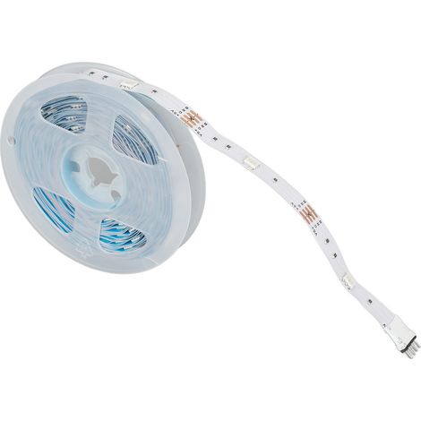 RGB-LED-Streifen mit Druckknopfsteuerung, 5 V, 3 Tastenfunktionen, 5 m / 16,4 Fuß, für Schlafzimmer, Küche, Partys und Festivals (1/5)
