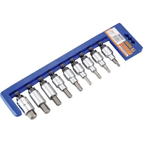 Set douilles 1/2 hex. 9 pièces bande ALYCO 192470