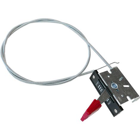 Câble de commande accélération pour tondeuse – Longueur 1200mm – Compatible toutes marques – Course 43mm (1/3)