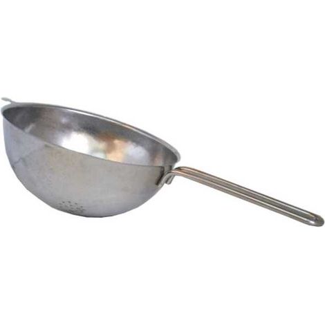 Escurridor de acero inoxidable con mango de 16 cm Montini