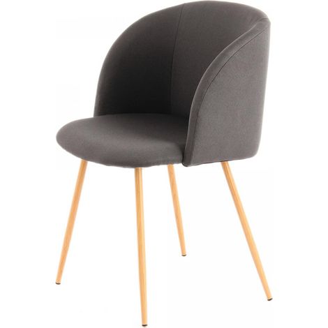 Fauteuil semi artisanal LOT DE 2 ANA 56x54 noir (1/3)