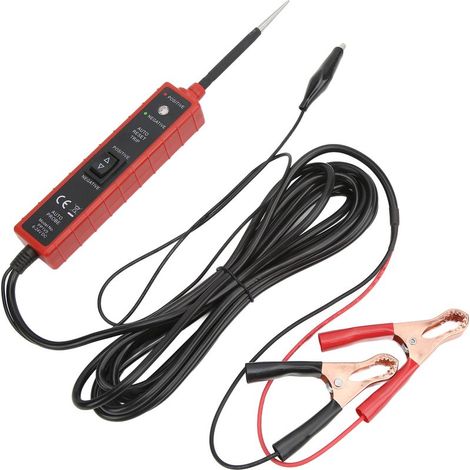 Sonda de diagnóstico para circuitos eléctricos de automóviles, herramienta de diagnóstico con protección contra cortocircuitos, cable rojo de 4 m, 624 V CC. (1/5)