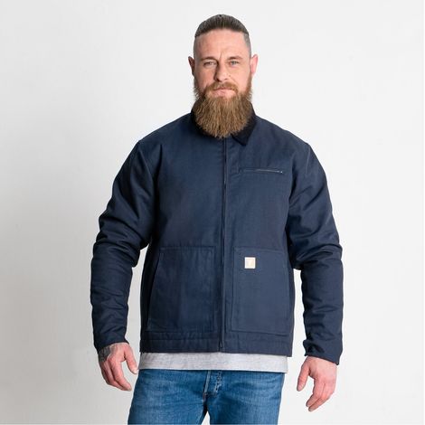 STIER Heavy Work Jacket Padded bci cotton L Navy (1/5)