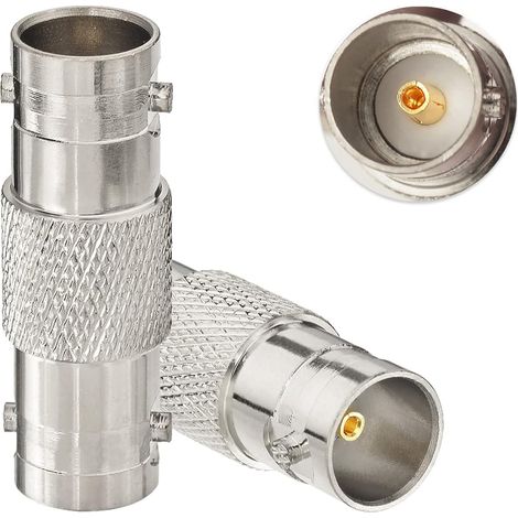 BNC-Adapter 75 Ohm SDI-Stecker BNC Buchse auf BNC Buchse, Hohlstecker für SDI-Videokamerakabel (1/5)