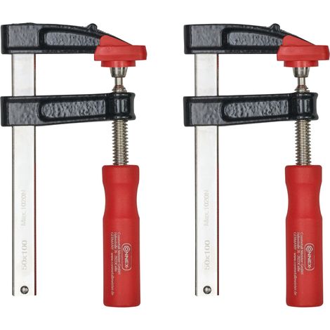 Lot de 2 Serre-joints bricolage 100 x 50 mm (1/5)