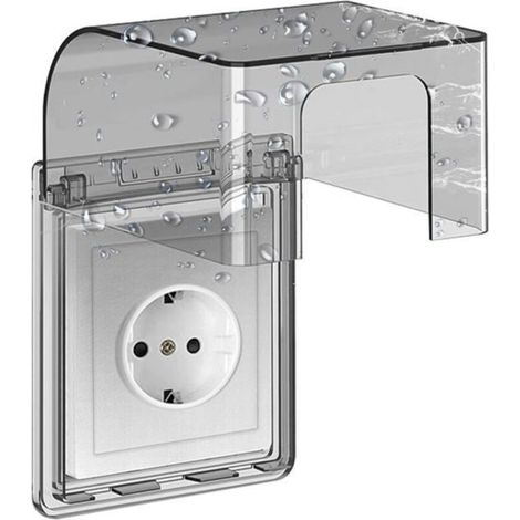 Type 86 Waterproof Wall-Mounted Electrical Socket Cover, Waterproof Power Outlet, 108x75x123cm (1/5)
