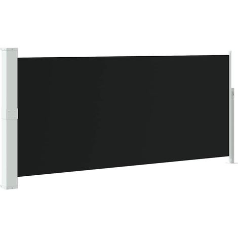 Auvent Marquise latéral rétractable, Store Banne pour Jardin Balcon Terrasse, 140 x 300 cm Noir OIB8369E (1/4)