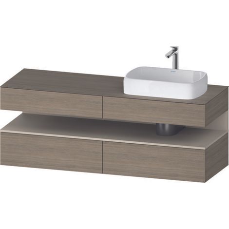 Duravit Collection One Meuble sous-vasque sur console, 2 tiroirs,