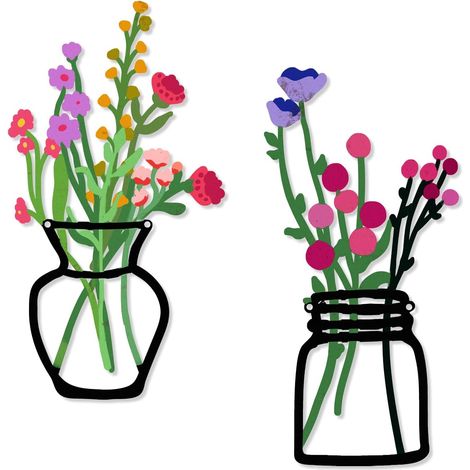 Lot de 2 décorations murales en métal en forme de fleur, style rustique, ferme, pour salle de bain ou salle à manger, cadeau minimaliste pour une pendaison de crémaillère (1/5)