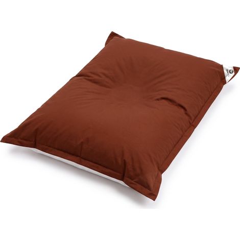 Housse de Pouf Flottant XXL 180x140 Terracotta - (Housse Seule à Garnir - Spécial Piscine)