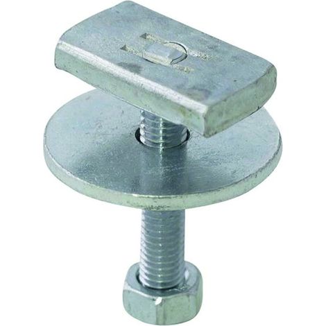Écrou double coulissant M8 50 mm en acier galvanisé – Fixation rail Strut pour plomberie et chauffage – Usage professionnel – Walraven