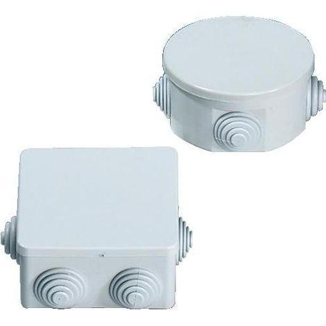 Boîte Ip44 80x80x40 Passe-fil (1/2)
