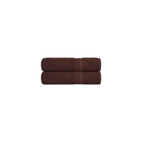 Servilletas FROGN, juego de 2, marrones, 50x100 cm, 360 g/m² - Crezuo (1/4)