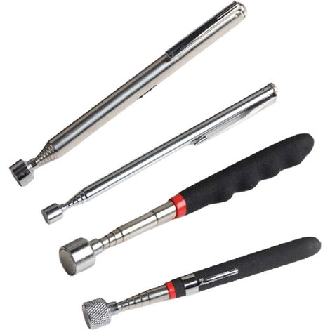 [NEVER USED] Telescopic magnetic pickup tool, 20 lb, 15 lb, 3 lb, 1.5 lb, metal extension tool for hard-to-reach places, set of 4