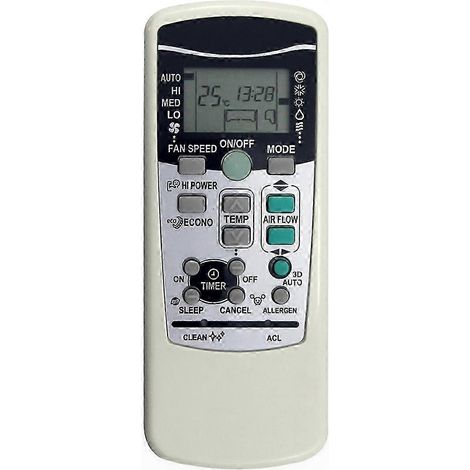 Télécommande de remplacement pour climatiseur MITSUBISHI RKX502A001, compatible avec unités AC, télécommande universelle de rechange, commande à distance efficace, modèle RKX502A001, pièce détachée d' (1/5)
