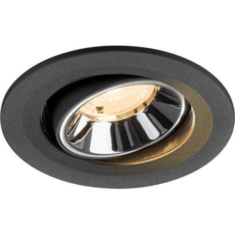 Spot encastré Numinos Move S noir/chrome 2700K - 40 deg - 1009492