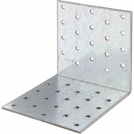 Lochplattenwinkel 100 x 100 x 2,5 mm verzinkt, ETA 080165