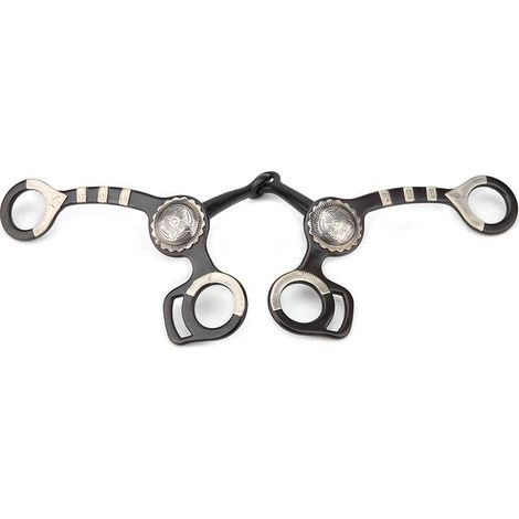 Mors Occidental En Acier Inoxydable - Mors À Anneaux Ovales - Pour Cheval - 1 Pièce (1/5)