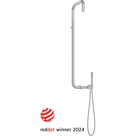 Deante Silia NQSF4XM colonne de douche acier brossé (1/5)