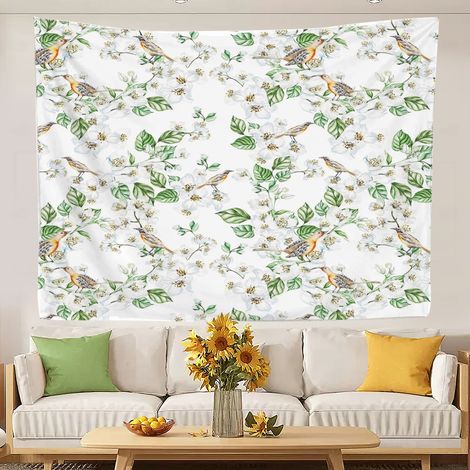 Tapisserie décorative amusante et attrayante, idéale comme fond de lit ou pour la décoration intérieure de votre chambre. 100x75cm (1/5)